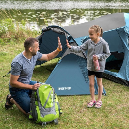 Сине-серая кемпинговая палатка NC6012 Trekker Nils Camp
