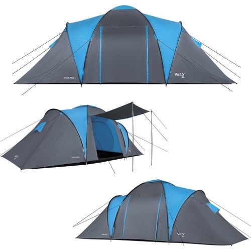 NC6031 BLUE-GRAY CAMPING TENT HIGLAND NILS CAMP