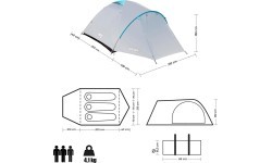 Кемпинговая палатка Rocker NC6013 NILS Camp