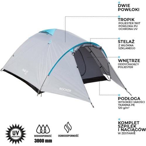 NC6013 CAMPING TENT ROCKER NILS CAMP