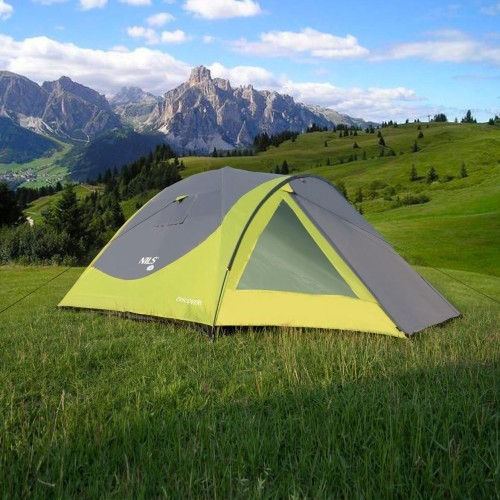 Зелено-серая кемпинговая палатка NC6006 Discovery Nils Camp