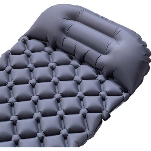 Tourist Mat With Pump Nils Camp NC4006, Grey