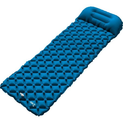 Tūrisma paklājiņš ar pumpi NC4006 Turquoise NILS Camp