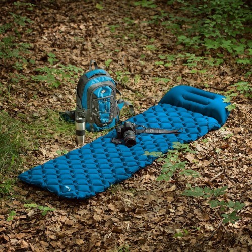Tūrisma paklājiņš ar pumpi NC4006 Turquoise NILS Camp