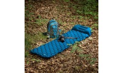 NC4006 TURQUOISE TOURIST MAT WITH PUMP NILS CAMP