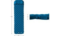 Tūrisma paklājiņš ar pumpi NC4006 Turquoise NILS Camp