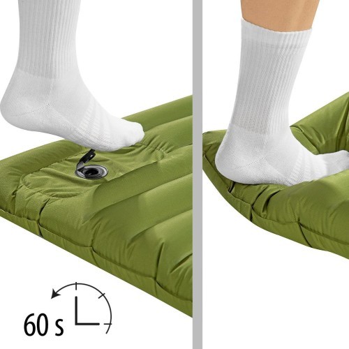 Zaļš paklājiņš NC4101 ar iebūvētu pumpi 9 cm NILS Camp