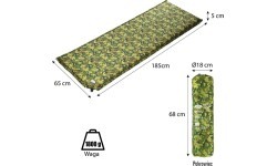 Pašpiepūšamais paklājiņš NILS Camp NC4050 Moro