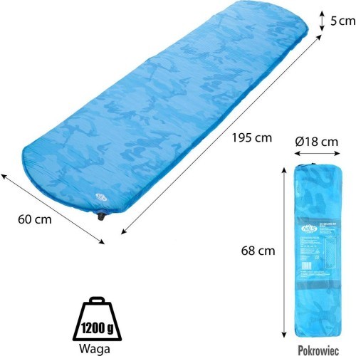 Pašpiepūšamais paklājiņš NC4062 NILS CAMP