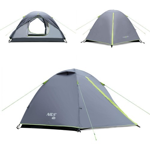 Tumši pelēka kempinga telts NC6004 Explorer NILS Camp