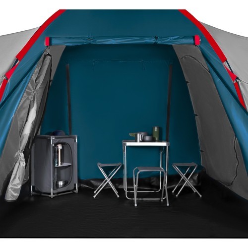 NC6431 CAMPING TENT BLUE-LIGHT GREY HIGHLAND IV NILS CAMP