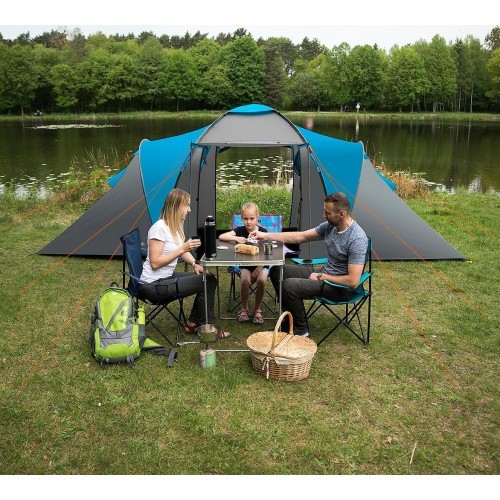 NC6431 CAMPING TENT BLUE-GRAY HIGHLAND IV NILS CAMP