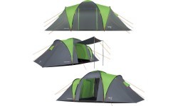 Зелено-серая кемпинговая палатка NC6431 Highland IV Nils Camp