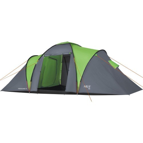 NC6431 ПАЛАТКА КЕМПИНГОВАЯ ЗЕЛЕНО-СЕРАЯ HIGHLAND IV NILS CAMP
