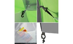 NC6431 KEMPINGA TELTS GREEN-GRAY HIGHLAND IV NILS CAMP