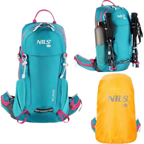NC1950 BACKPACK TOURIST TURQUOISE CAVER 18LNILS CAMP
