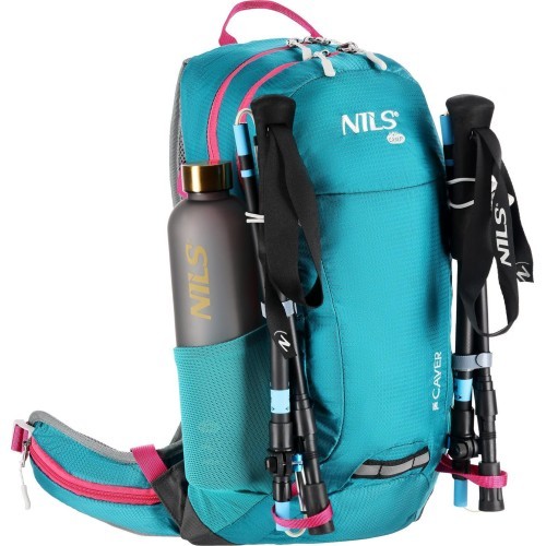 Туристический рюкзак NILS CAMP NC1950 Caver, бирюзовый, 18 л
