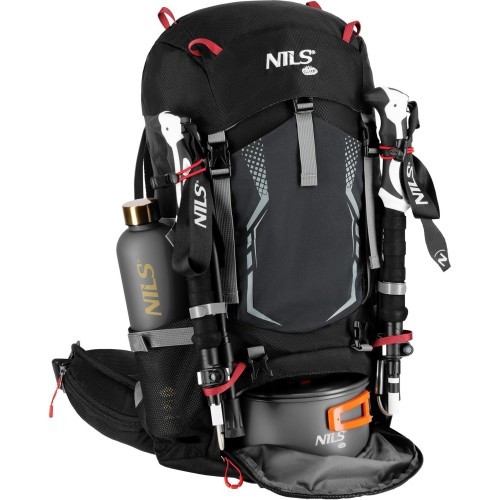 Tūristu mugursoma Nils Camp NC1993 Northlake, melna, 30 l