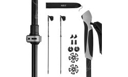 NW8612 NORDIC WALKING POLES ALUMINIUM NILS