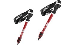 Красные алюминиевые треккинговые палки TK8601 NILS