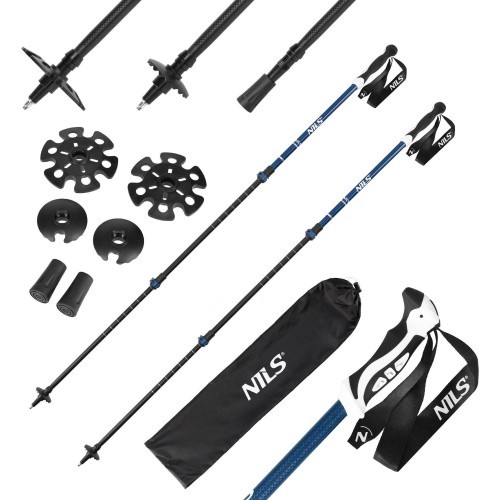 Alumīnija pārgājienu nūjas TK8601 BLUE NILS
