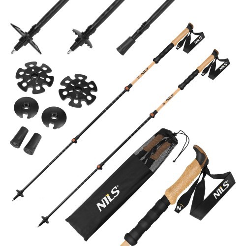 TK8606 BAMBOO TREKKING POLES NILS