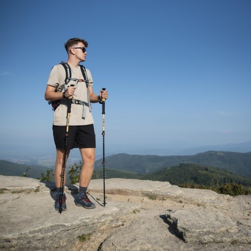 TK8606 BAMBOO TREKKING POLES NILS