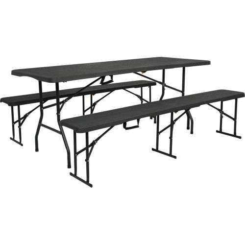 Туристический стол NILS CAMP NC1618 180 см, антрацитовый
