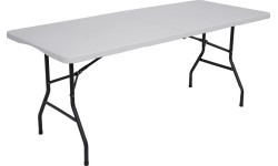 Tūristu galds NILS Camp NC1618 180 cm balts