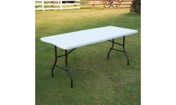 NC1618 TOURIST TABLE 180 CM WHITE NILS CAMP