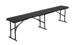 Saliekams dārza sols NC3404 183 cm, antracīta krāsā, Nils Camp