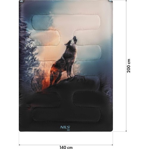 NC3601 3-IN-1 SLEEPING BAG WOLF NILS CAMP