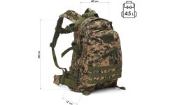 Taktiskā mugursoma NILS Camp NC3904 Vanguard Moro 45 l