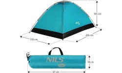 Zila kempinga telts NC3021 NILS CAMP