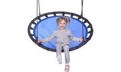 Apaļas šūpoles Nils Camp NB5035 blue