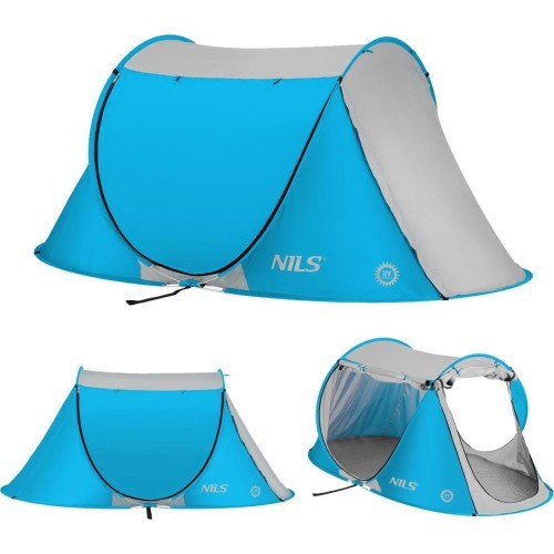 Pašsaliekama pludmales telts NC3043 Blue Nils