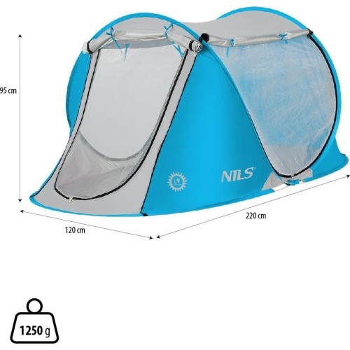 Самоскладывающаяся пляжная палатка NC3043 Blue Nils