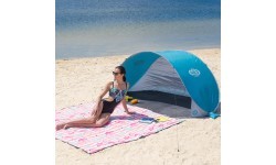 Пляжная палатка pop-up Nils Camp NC3174 бирюзово-серая