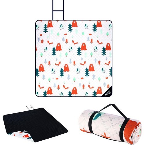 Плед для пикника Nils Camp NC8028 Forest 195x200 см