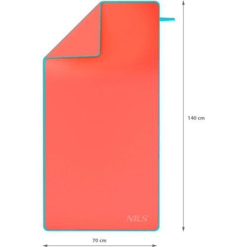 NCR11 MICROFIBRE TOWEL CORAL 140x70 CM NILS