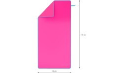 NCR11 PINK-BLUE MICROFIBRE TOWEL 140x70 NILS CAMP