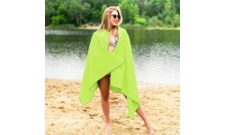 NCR12 GREEN MICROFIBRE TOWEL 180x100 cm NILS