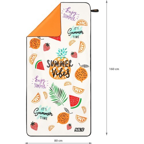 NCR14 SUMMER MICROFIBER TOWEL 160x80 cm NILS