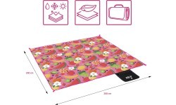 Плед для пикника NILS Camp NC2223 Fruit 200x200 PE ALU
