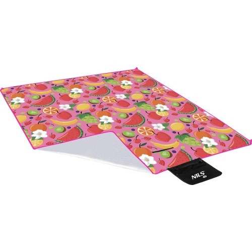 NC2223 PICNIC BLANKET FRUIT 200x200 PE ALU NILS CAMP