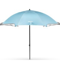 NC17114 BEACH UMBRELLA/WINDSCREEN 2IN1 XXL 240 CM BLUE NILS