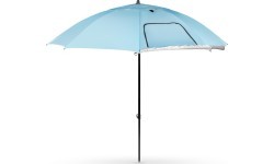 NC17114 BEACH UMBRELLA/WINDSCREEN 2IN1 XXL 240 CM BLUE NILS