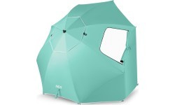 NC17114 пляжный зонт и ветрозащита 2в1 XXL 240 см зеленый NILS