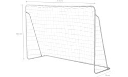 NILS NT7788 2in1 futbola vārti ar tīklu un mērķa paneli