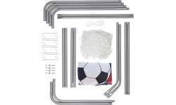 NILS NT7788 2in1 futbola vārti ar tīklu un mērķa paneli